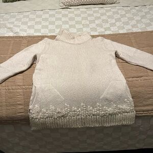Free People Sleeping on Snow collection mock neck sweater, size Medium